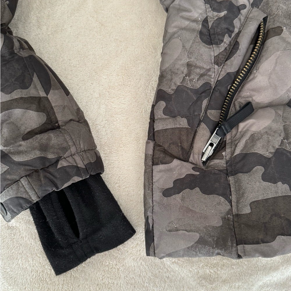 SAM Green Camo Fur Freestyle Down Winter Jacket - Picture 8 of 13